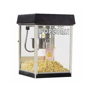 Global Solutions by Nemco 4oz Tempered Glass Popcorn Popper w/ Removeable Kettle - GS1504