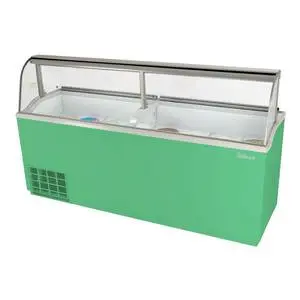 Turbo Air 89" Ice Cream Dipping Cabinet, (16) 3 Gallon Can Capacity - TIDC-91G-N