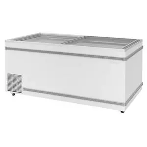 Turbo Air 69" Flat Top Chest Style Top 25.2 Cu. Ft Open Island Freezer - TFS-25F-N