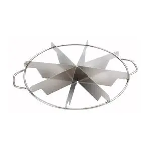 Winco Stainless Steel 8 Slice Pie Cake Cutter - SCU-8