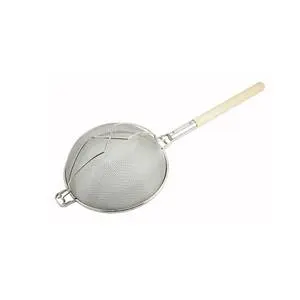 Winco Reinforced Double Mesh Strainer w/ 12" Diameter Bowl - MST-12D