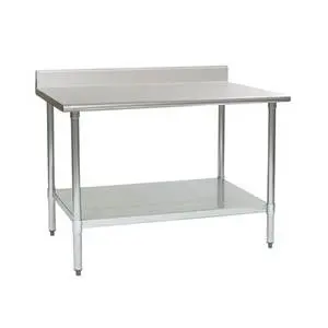 Eagle Group BlendPort DeluxeSeries 84x30 16 Gauge Stainless Worktable - BPT-3084EB-BS