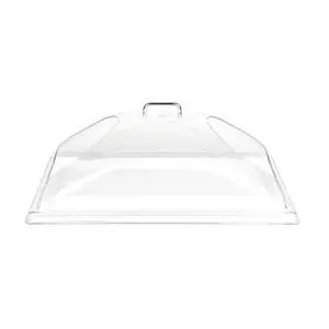 Cambro Camwear Clear Polycarbonate Dome Cover w/ 2 End Holes - DD1220BECW135