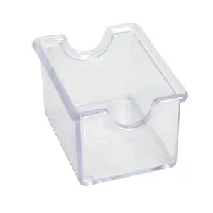 Clear Plastic Sugar Pack Holders - 1 Doz