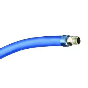 T&S Brass 48" Safe-T-Link Water Appliance Connector w/ 3/8" Male NPT - HW-4B-48