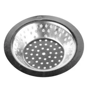 Thunder Group 3.5" Stainlesss Steel Perforated Sink Strainer - SLSN335