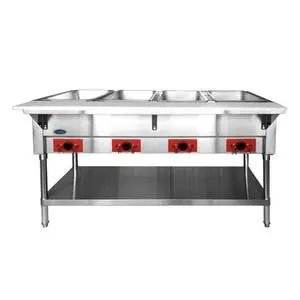 Atosa CookRite 4 Open Well 120v Electric Steam Table - CSTEA-4C