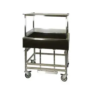 Winholt 36x36x51 Stainless Steel Adjustable Insulated Display Table - SSMIT-3636MLC-CAN-ADJ