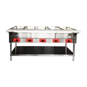 Atosa CookRite 5 Open Well 240v Electric Steam Table - CSTEB-5C