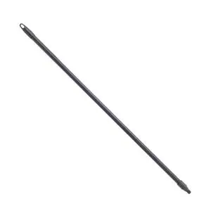 48" Black Fiberglass Mop/Broom Handle w/ Textured Grip