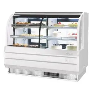61" Combi Dry & Refrigerated Bakery Case w/ 4 Shelves