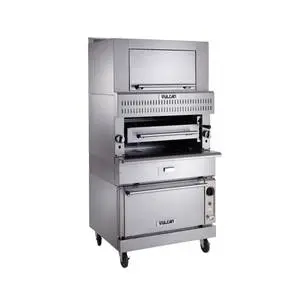 V Series Heavy Duty Single Deck Gas Infrared Broiler w/ Oven