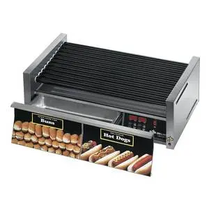 Star Grill Max 75 & 48 Bun Hot Dog Stadium Seating Roller Grill - 75STBDE