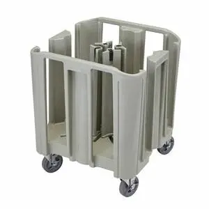 Cambro 27"W Compact S-Series Dish Caddy w/ (8) CamLever Towers - ADCSC8PKG