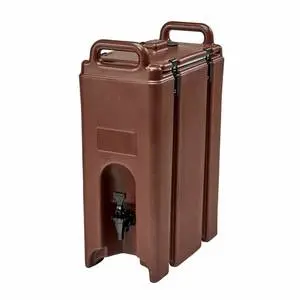 Cambro Camtainer 4-3/4 Gallon Beverage Dispenser - Dark Brown - 500LCD131