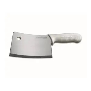 Dexter Russell Sani-Safe 7" Stainless Steel Cleaver w/ White Handle - S5387PCP