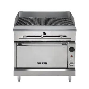 36" Heavy Duty Gas Charbroiler Range w/ Standard Oven Base