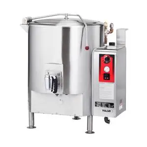 125 Gallon Fully Jacketed Direct Steam Stationary Kettle