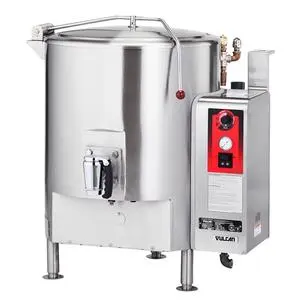 125 Gallon Fully Jacketed Direct Steam Stationary Kettle