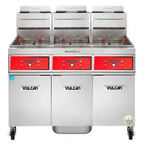 PowerFry3™ 85-90 lb High Efficiency (3) Vat Gas Fryer