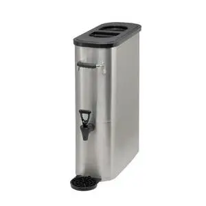 Winco 3 Gallon Stainless Steel Iced Tea Dispenser - SSBD-3