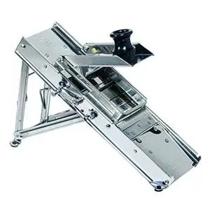 Bron Courke Stainless Steel Mandoline Slicer with Hand Guard