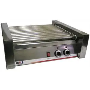 Benchmark Stainless Hot Dog Roller Grill Fits 30 Hot Dogs 120v - 62030