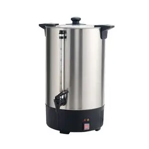 Winco 100 Cup Commercial Stainless Steel Coffee Urn Brewer - ECU-100A