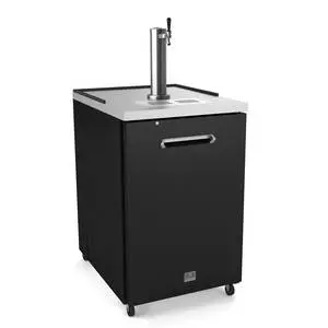 Kelvinator 24" Draft Beer Cooler with Single Faucet Column - KCHBBD1D1T