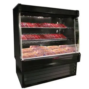 51"W Low Profile Packaged Meats Open Merchandiser