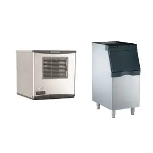 Prodigy Plus 644lb Air Cooled Nugget Ice Machine & 370lb Bin