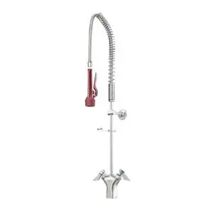 Krowne Metal Diamond Series Single Hole Deck Mount Pre-Rinse Faucet - DX-202