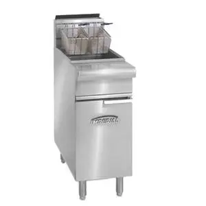 Pro Series 75lb Open Pot Gas Fryer w/ Snap Action Thermostat