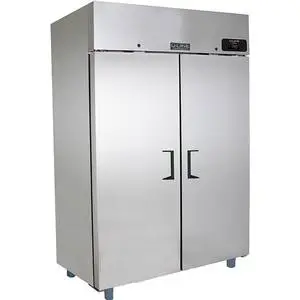 U-Line Commercial 48 cu ft (2) Section Solid Door Reach-In Refrigerator - UCRE455-SS71A