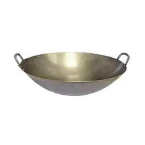 GSW USA 24" Handmade Iron Chinese Wok w/ Double Riveted Handles - WK-24