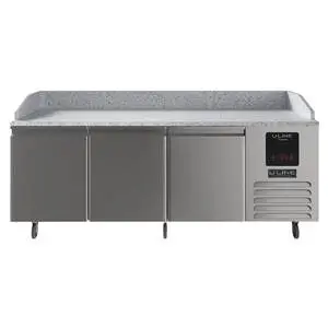 88" W Commercial Refrigerated Pizza Prep Table