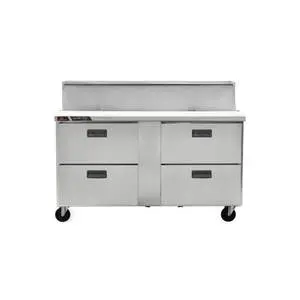 Traulsen Centerline 60" (4) Drawer 24 Pan Mega Top Prep Refrigerator - CLPT-6024-DW