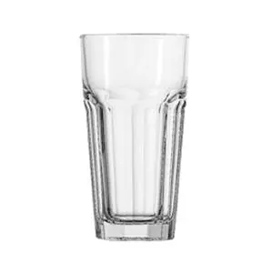 New Orleans 12 oz Clear Rim Tempered Cooler Glass - 3 Doz