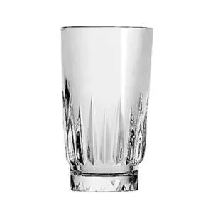 Breckenridge 9 oz Clear Rim Tempered Hi Ball Glass - 3 Doz