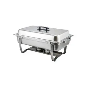 Winco 8 Qt Stainless Steel Folding Chafing Dish - C-4080