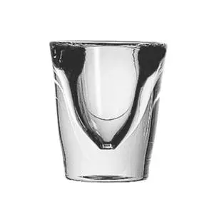 Anchor Hocking 3/4 oz Clear Whiskey Shot Glass - 6 Doz - 3666EU