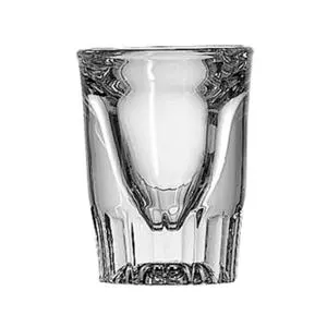 Anchor Hocking 1-1/4 oz Clear Fluted Whiskey Shot Glass - 6 Doz - 5280VU