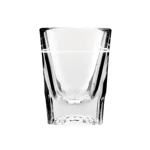 Anchor Hocking 2 oz Clear Whiskey Shot Glass w/ 1 oz Cap Line - 4 Doz - 5282/928U