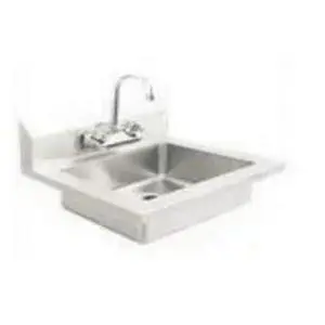 Falcon Food Service 12" Deep 20 Gauge Stainless Steel Hand Sink w/ Faucet - HS-12-W