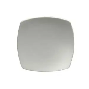 Fusion Bright White 6.25" Porcelain Square Coupe Plate- 3 DZ