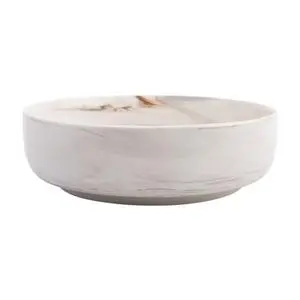 Luzerne Marble 83 oz. Deep Porcelain Soup Bowl - 6 Each