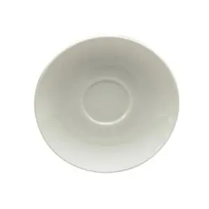 Queensbury Warm White 6.25" Porcelain Saucer - 3 Doz