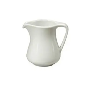 Royale Bright White 6.5 oz Porcelain Creamer - 3 Doz