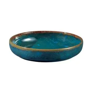 Studio Pottery Blue Moss 23.5 oz Porcelain Tapas Dish- 2 Doz