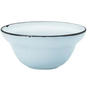 Luzerne Tin Tin Blue 9 oz. Porcelain Cereal Bowl - 4 Doz